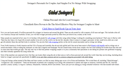 Desktop Screenshot of global-swingers.com